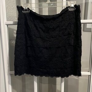 Urban Outfitters Silence + Noise Black Lace Mini Skirt